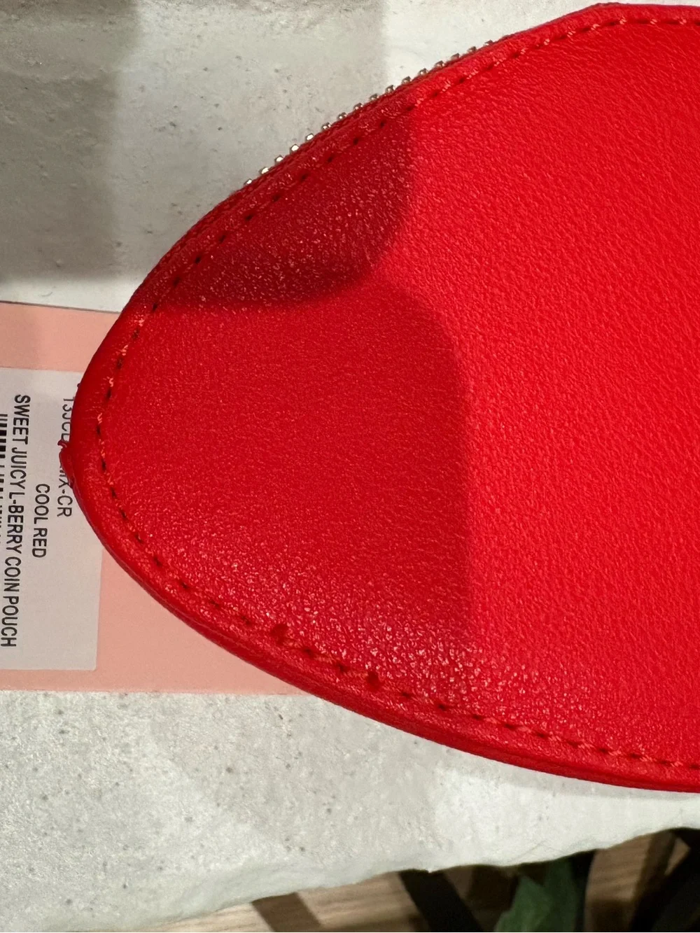 NEW Juicy Couture Red Strawberry Coin Purse and keychain